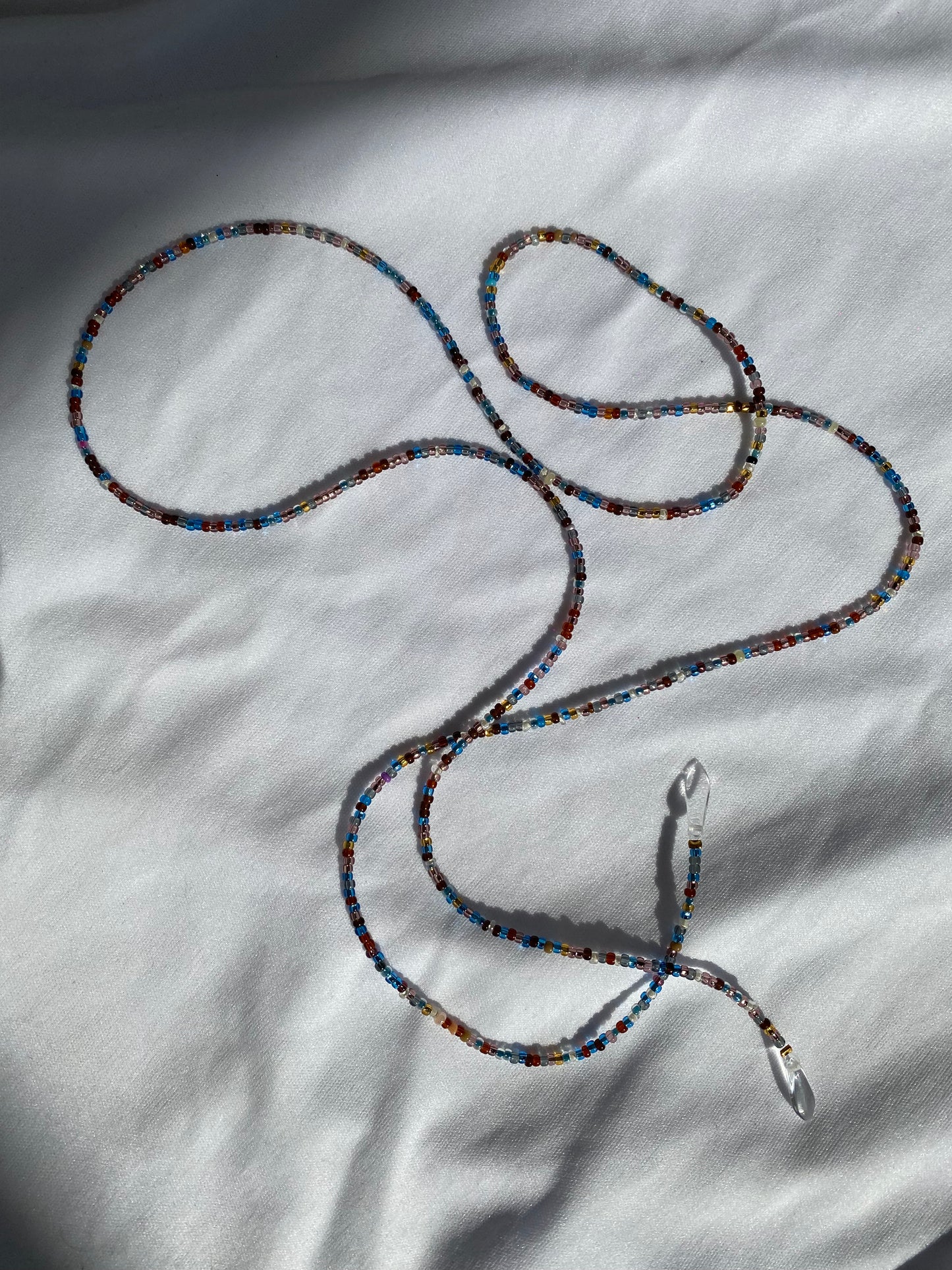 Lariat Necklace Multi