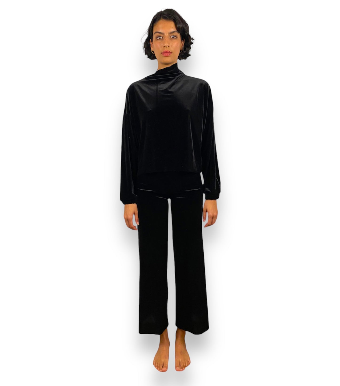 Sophie Pants Velvet Black