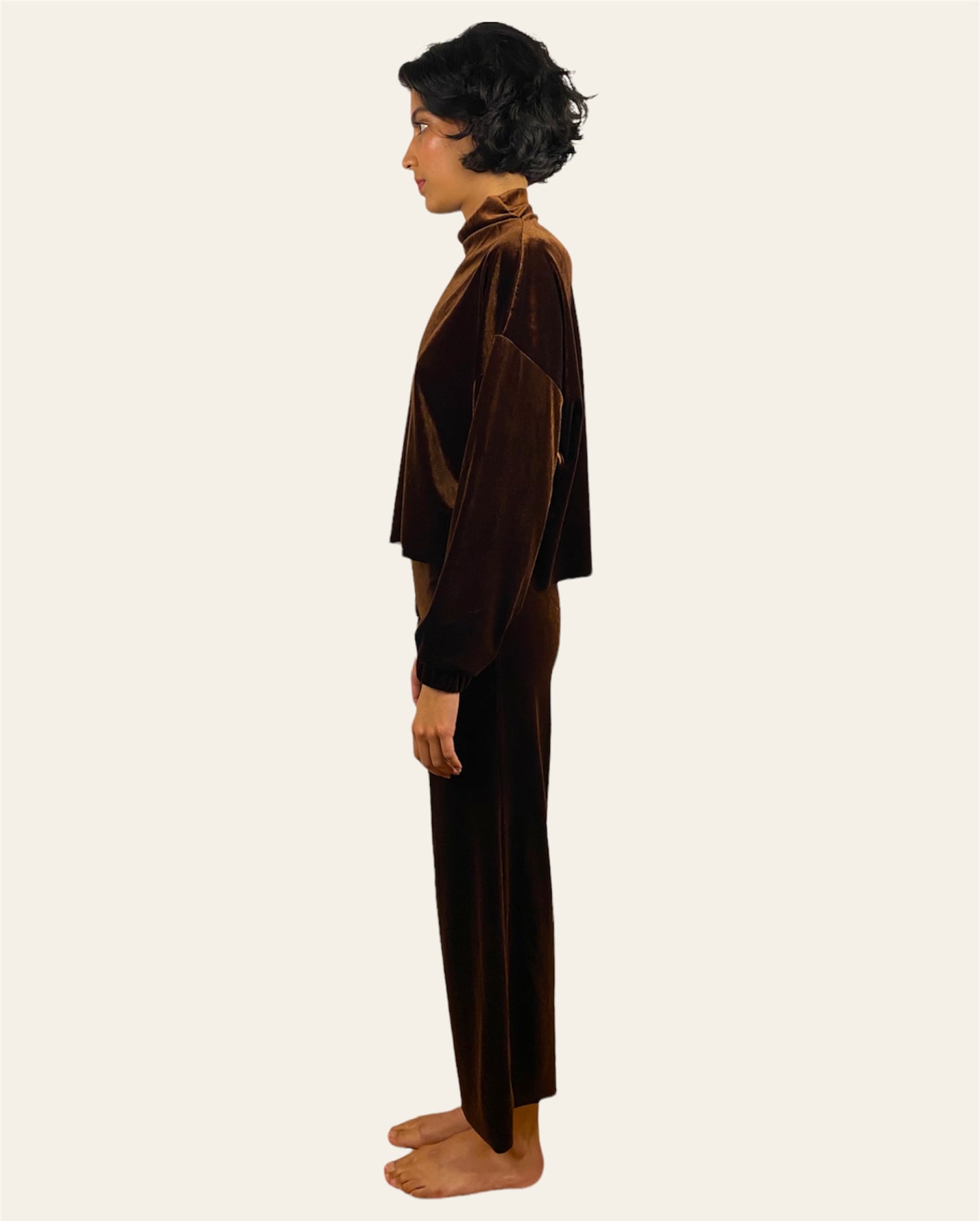 Misa Shirt Velvet Chocolate