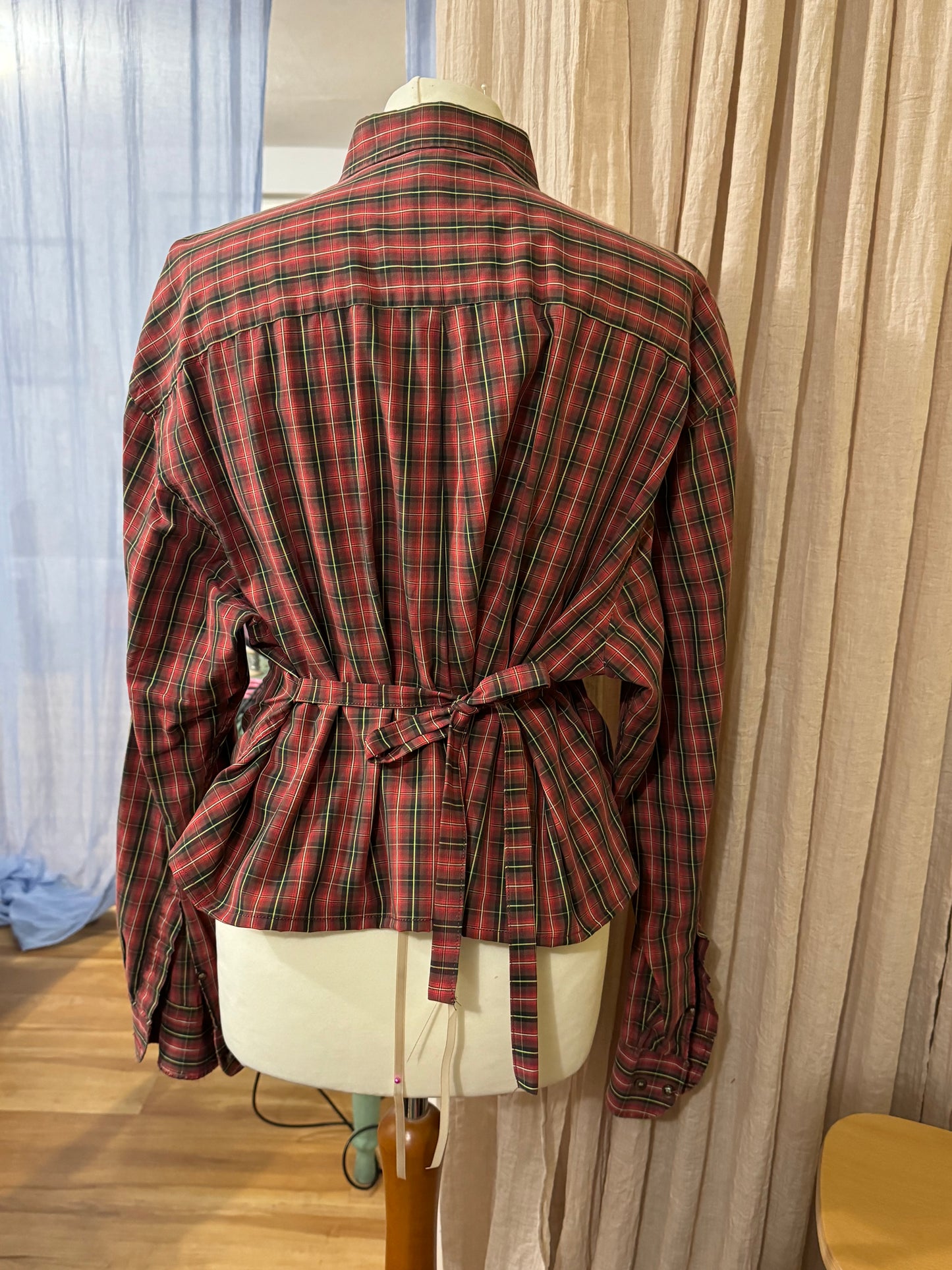 Check Shirt  Red Reworked