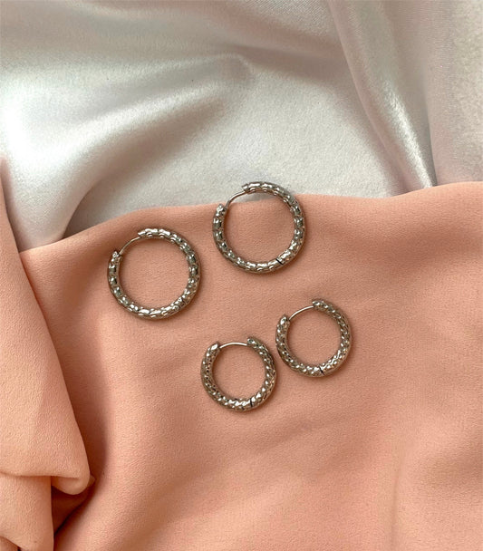 Sassy Hoops bạc