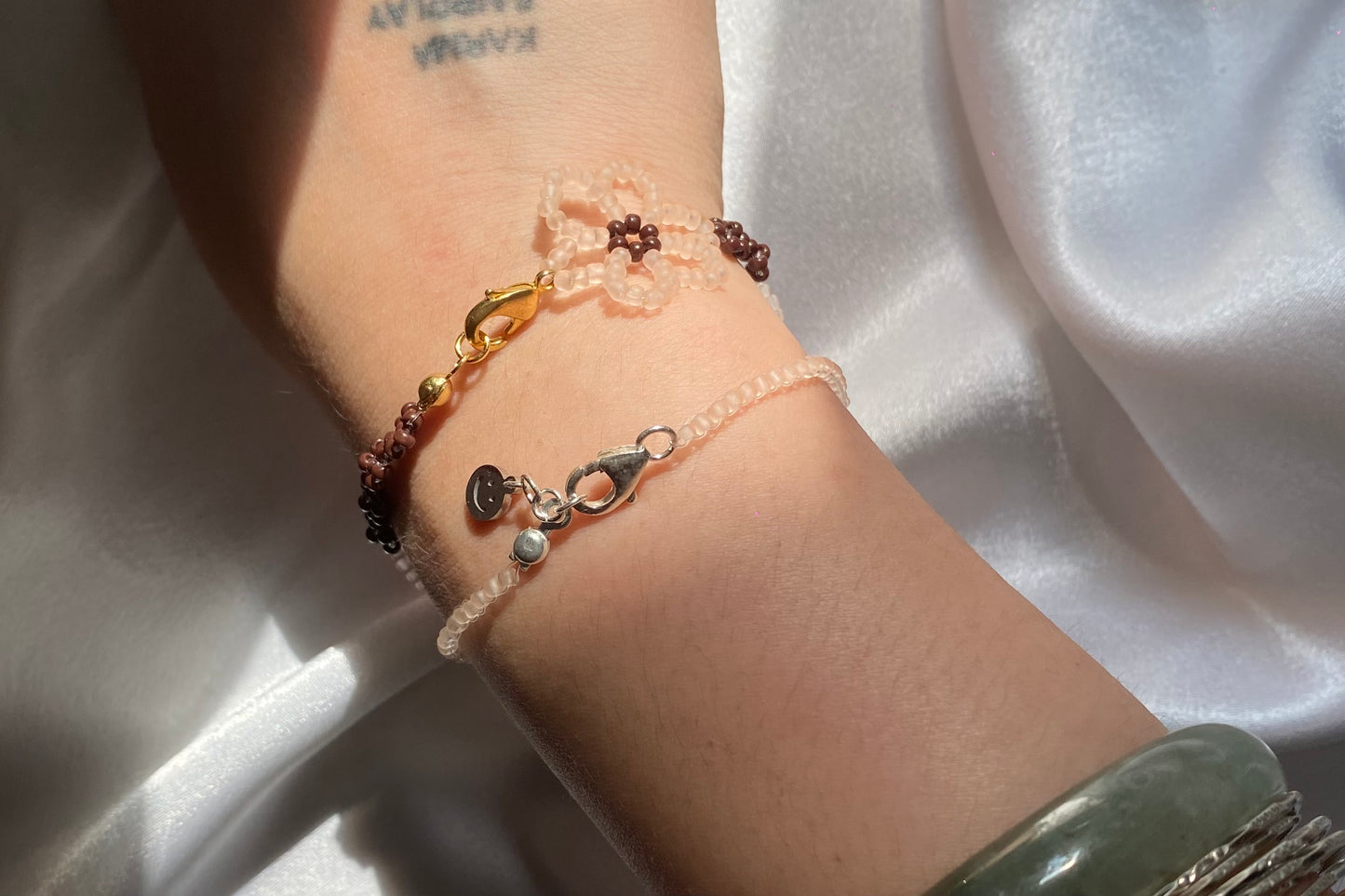 Smile Bracelet Mat Rose