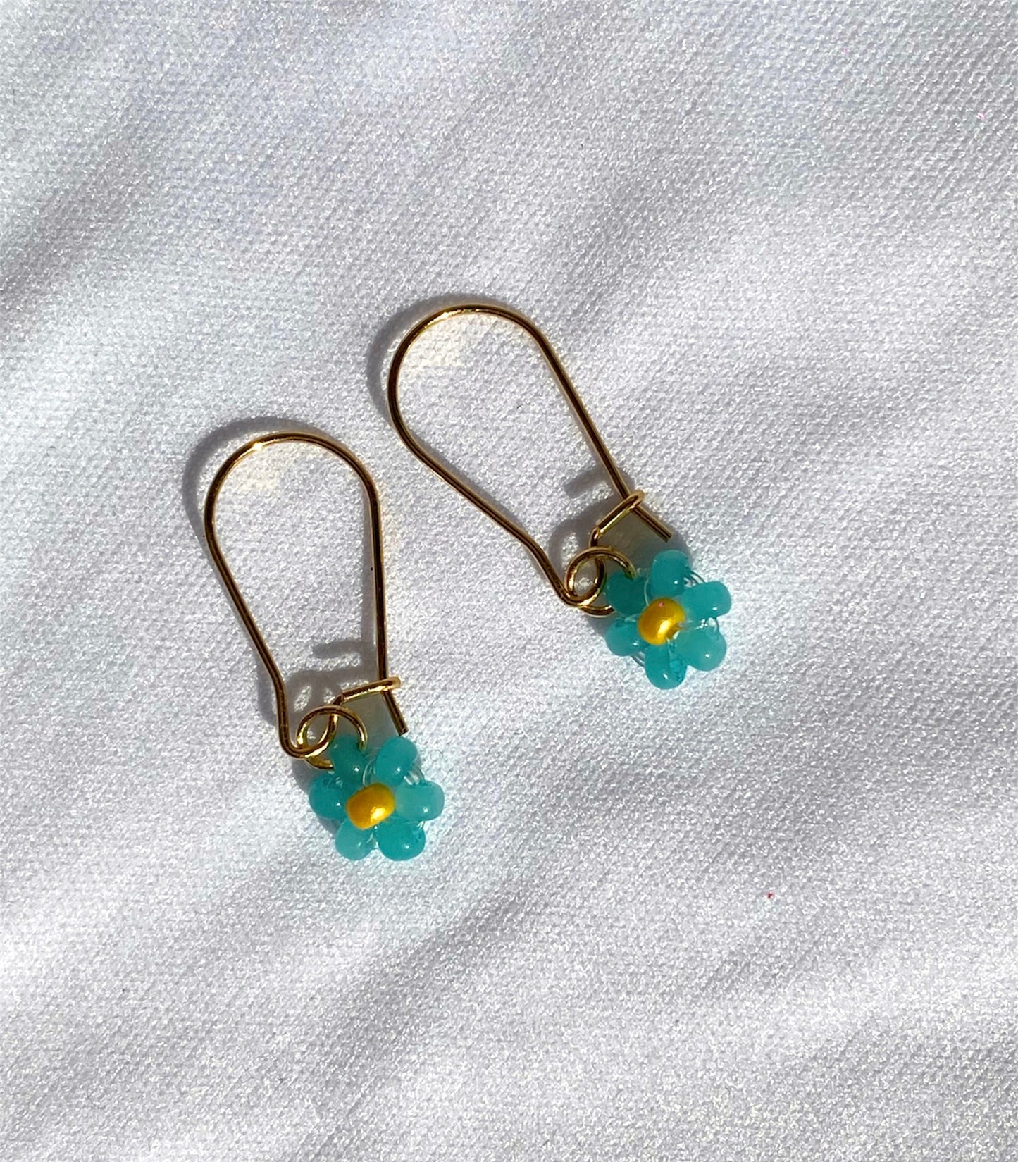 Daisy Earrings Turquoise