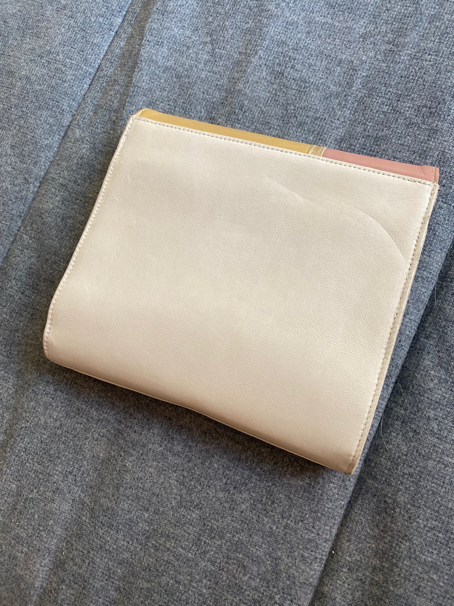Vintage Leather Shoulder Bag Pastel