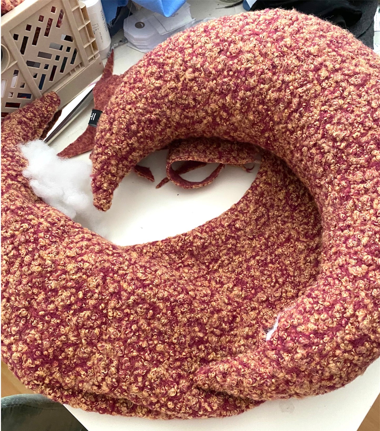 Gối trăng Rust Melange