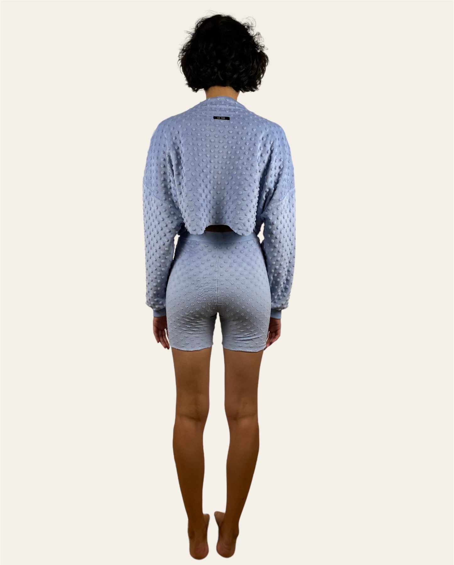 Quần short đạp xe Lala xanh da trời