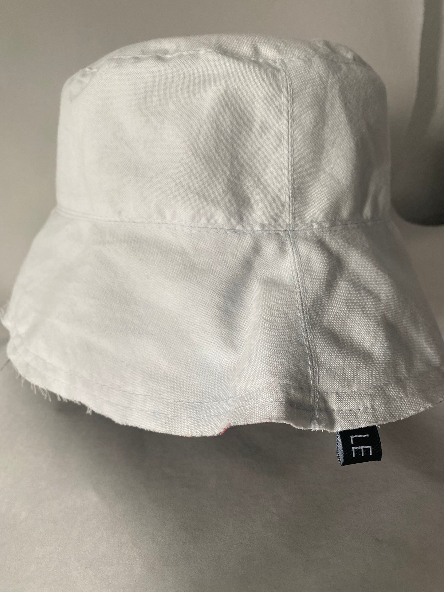 Bucket Hat Reversible Flower/Sky Blue