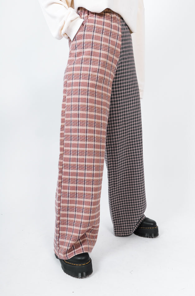 Sarah Pants Check Print