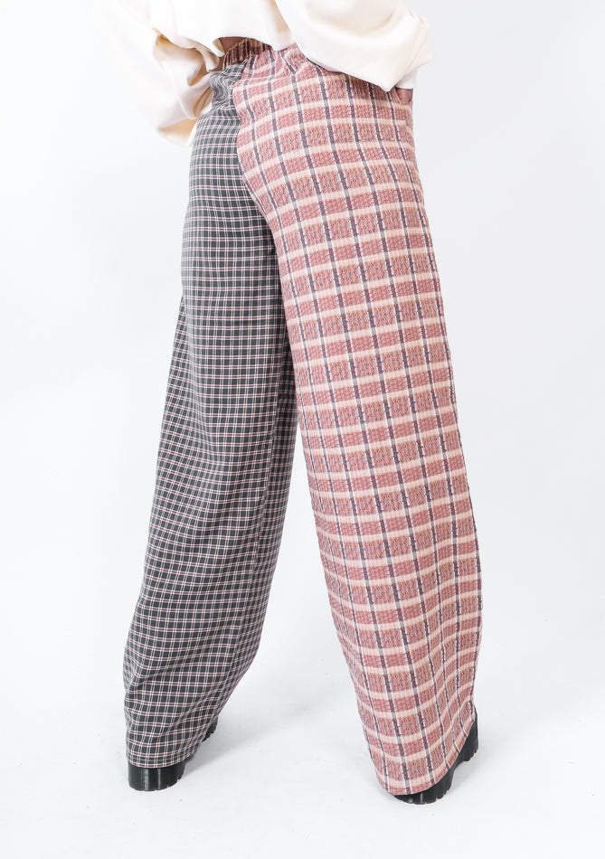 Sarah Pants Check Print