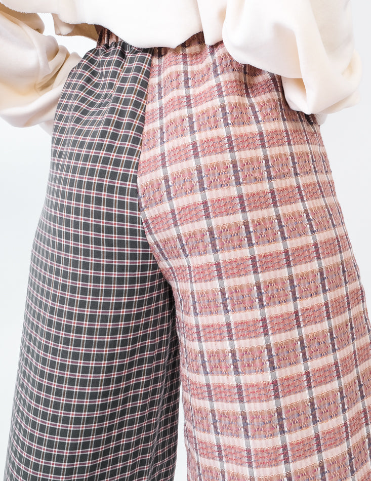 Sarah Pants Check Print